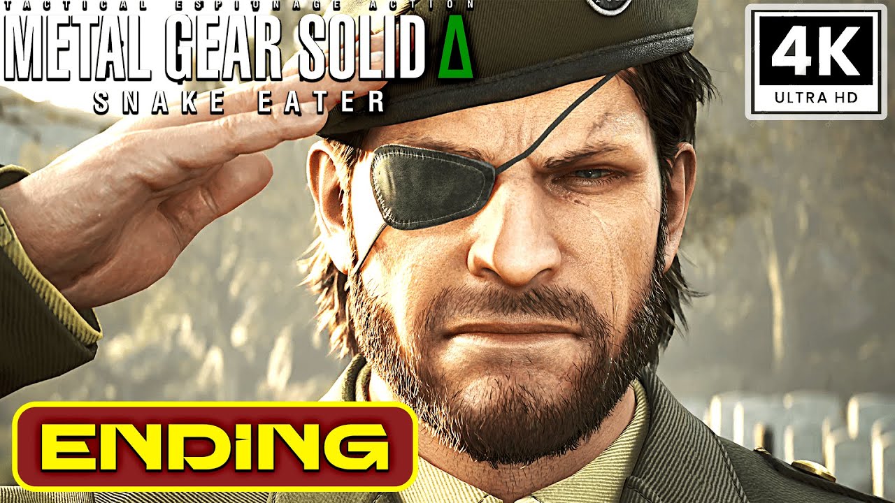 METAL GEAR SOLID DELTA: SNAKE EATER Walkthrough ENDING [PC 4K 60FPS]