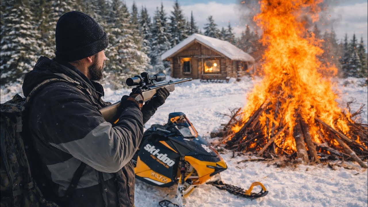 We Built the BIGGEST Bonfire & Shot Guns at an Abandoned Airfield 🔥
