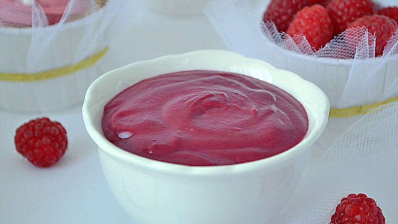 Przepis na Malinowy curd - krem z malinami.