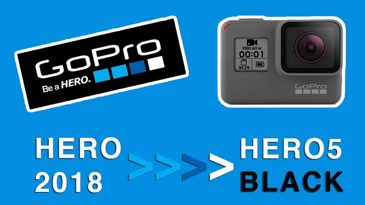 Como converter GoPro HERO 2018 em uma GoPro HERO 5 Black