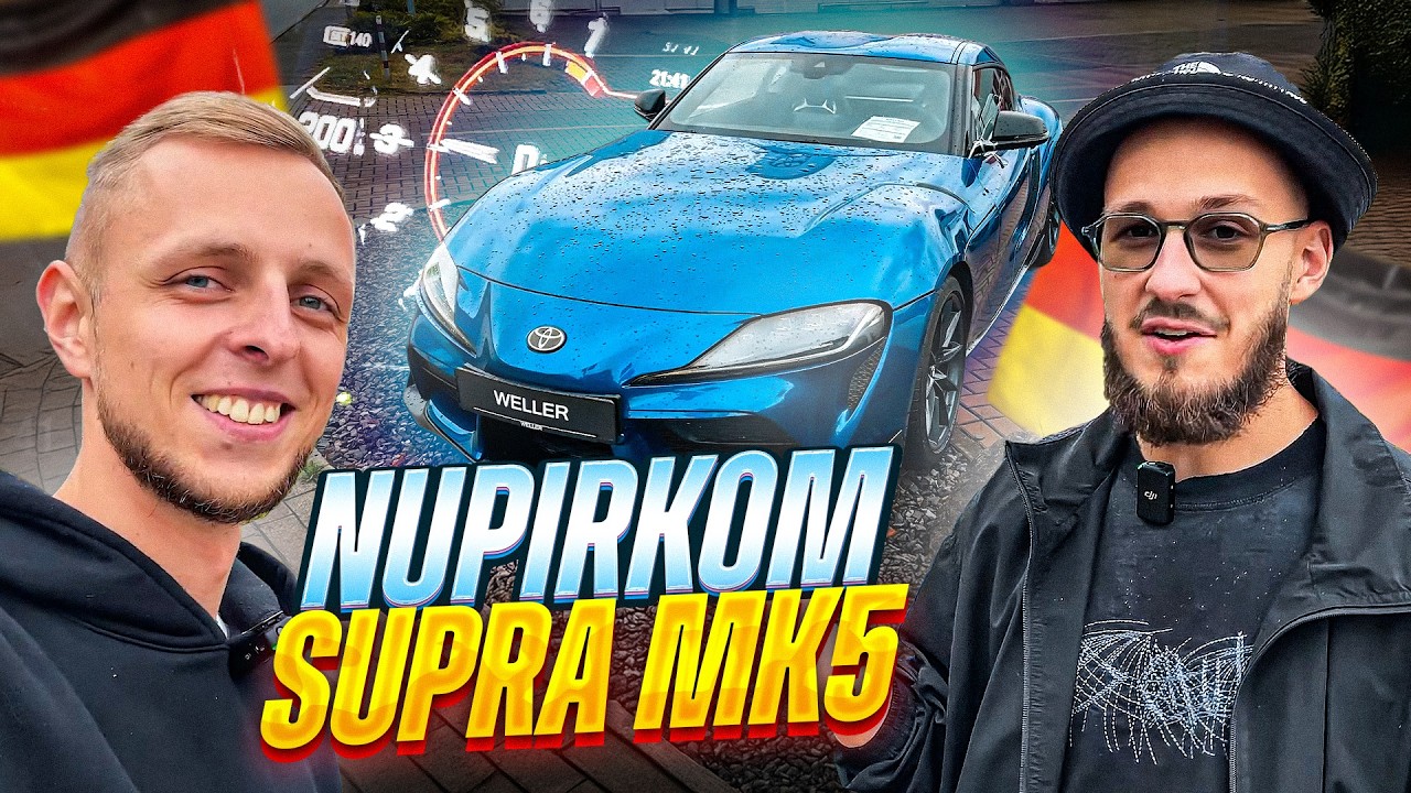 KELIONĖ Į VOKIETIJĄ: TOYOTA SUPRA MK5 ir nuotykiai AUTOBANE!