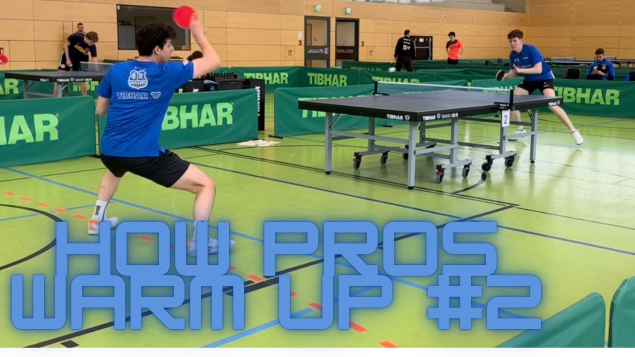 How Table Tennis Pros warm up #2