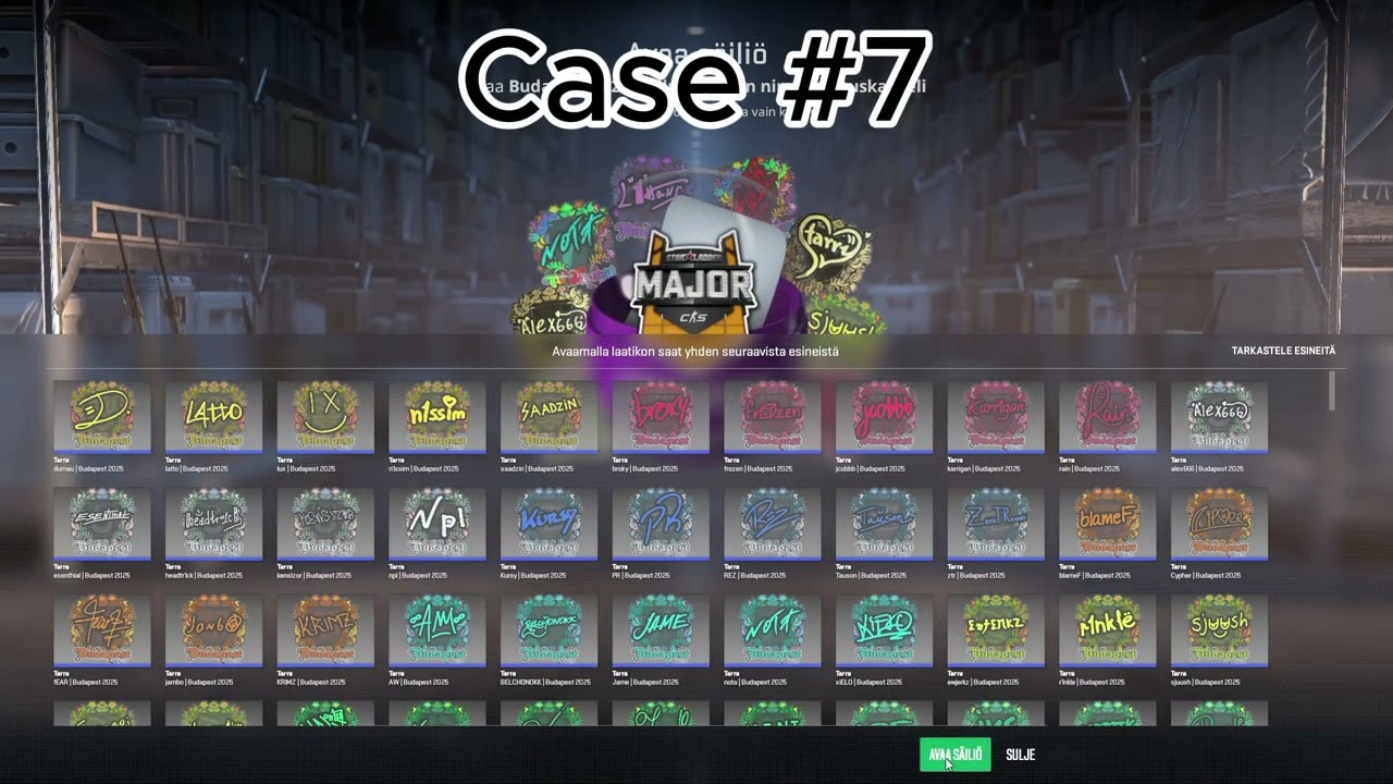 Opening 8 Cs2 sticker cases