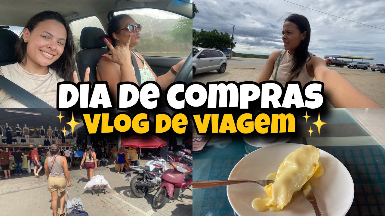 VLOG DE VIAGEM | dia de compras para a loja | rotina de viagem ✨🚗🌦️