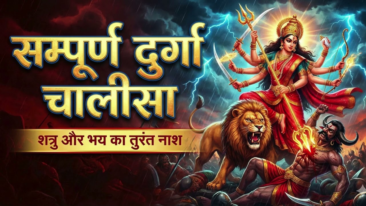 सबसे शक्तिशाली: श्री दुर्गा चालीसा | सुनते ही जीवन में चमत्कार देखें | Shree Durga Chalisa |