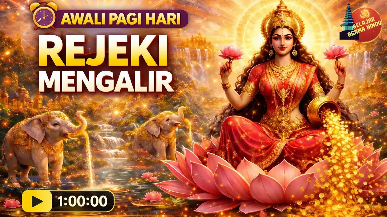 🌅 Awali Pagi Hari, Rejeki Mengalir 🌺 Om Maha Lakshmi Namo Namah