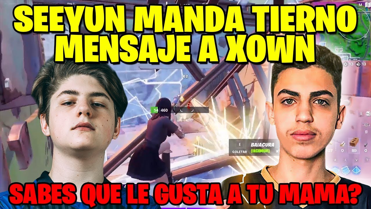 SEEYUN MANDA TIERNO MENSAJE A XOWN