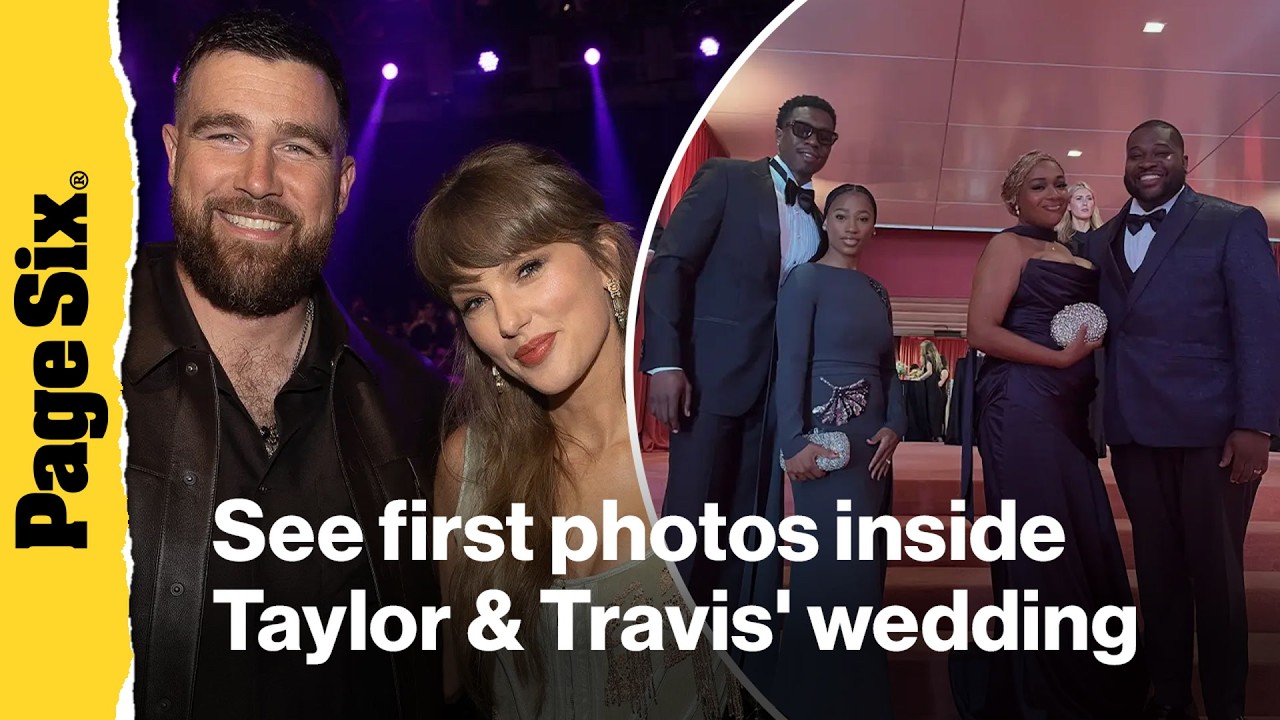 See first photos from inside Taylor Swift and Travis Kelce's star-studded MSG wedding