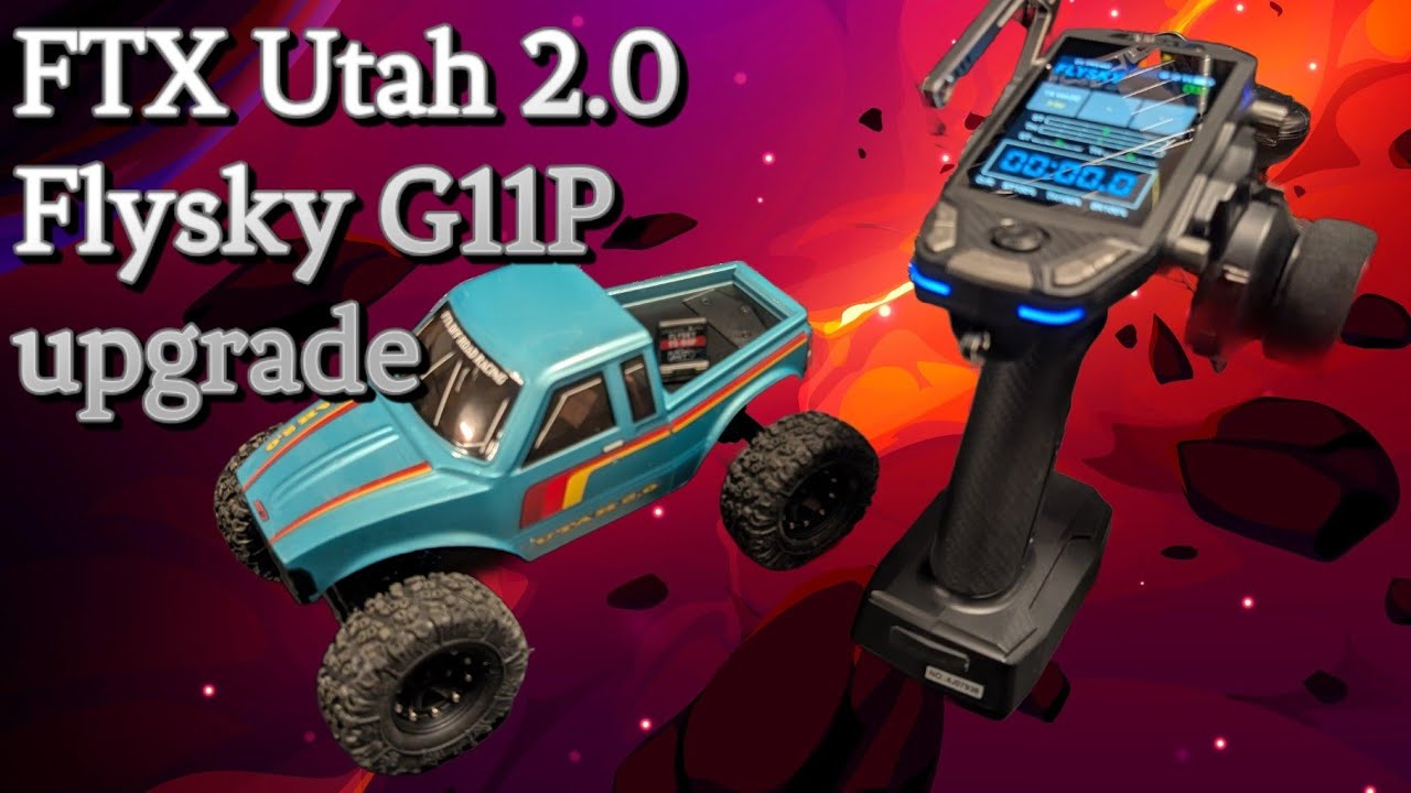 FTX Utah 2.0 Flysky G11P and FS R4P radio upgrade.