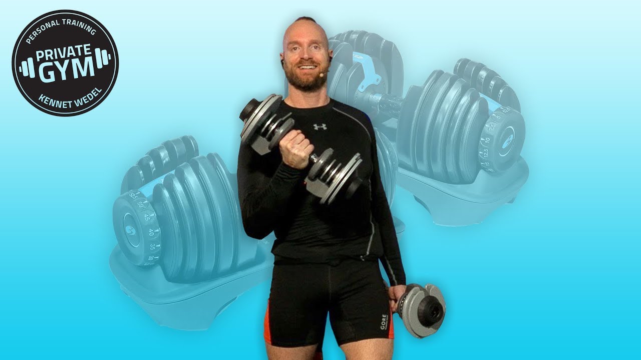 Dumbbell Total Body Strength Workout - 40 min | ⚫️ PrivateGYM FREE Workout Videos