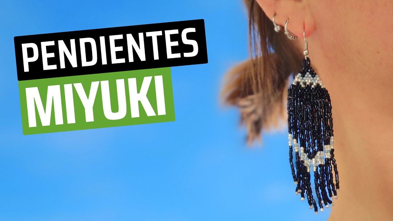 Tutorial PENDIENTES MIYUKI paso a paso