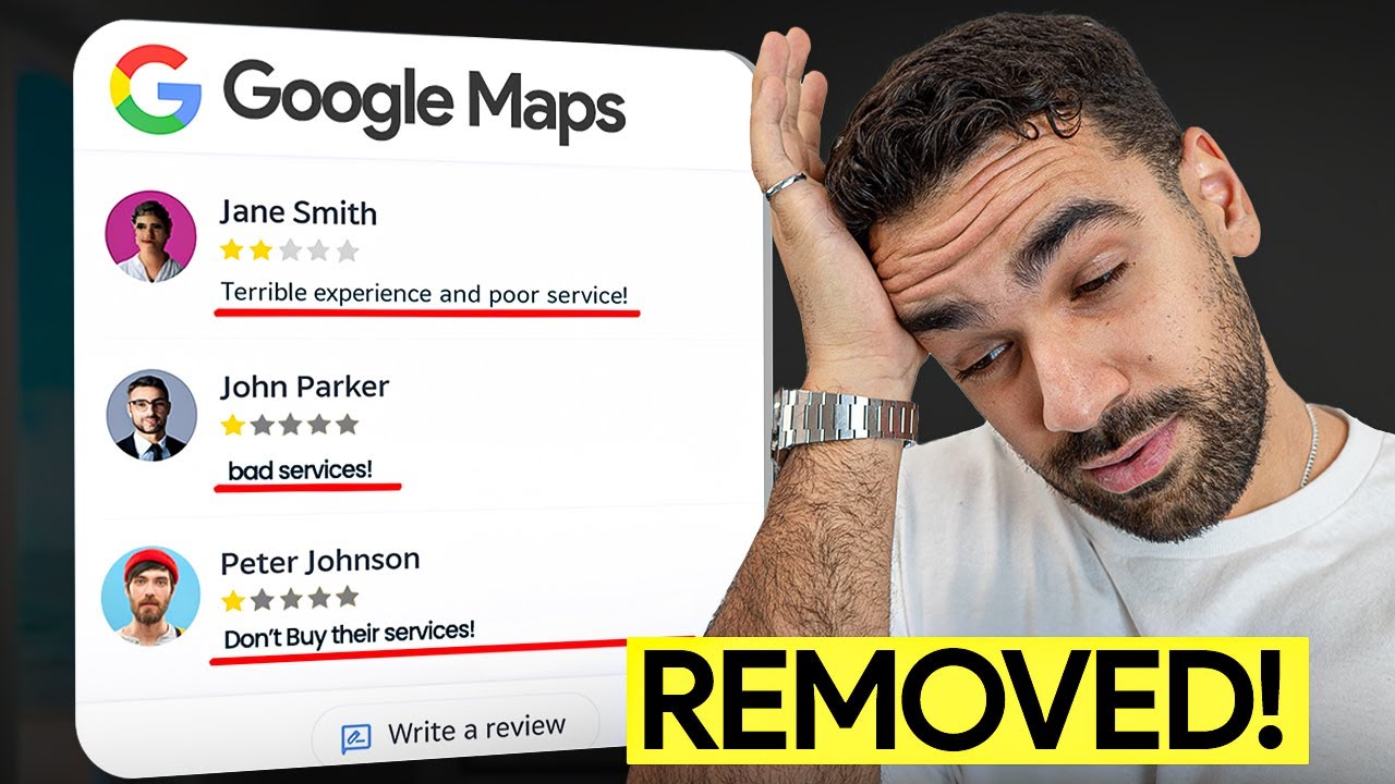 How to EASILY remove negative Google Reviews (FAST METHOD)