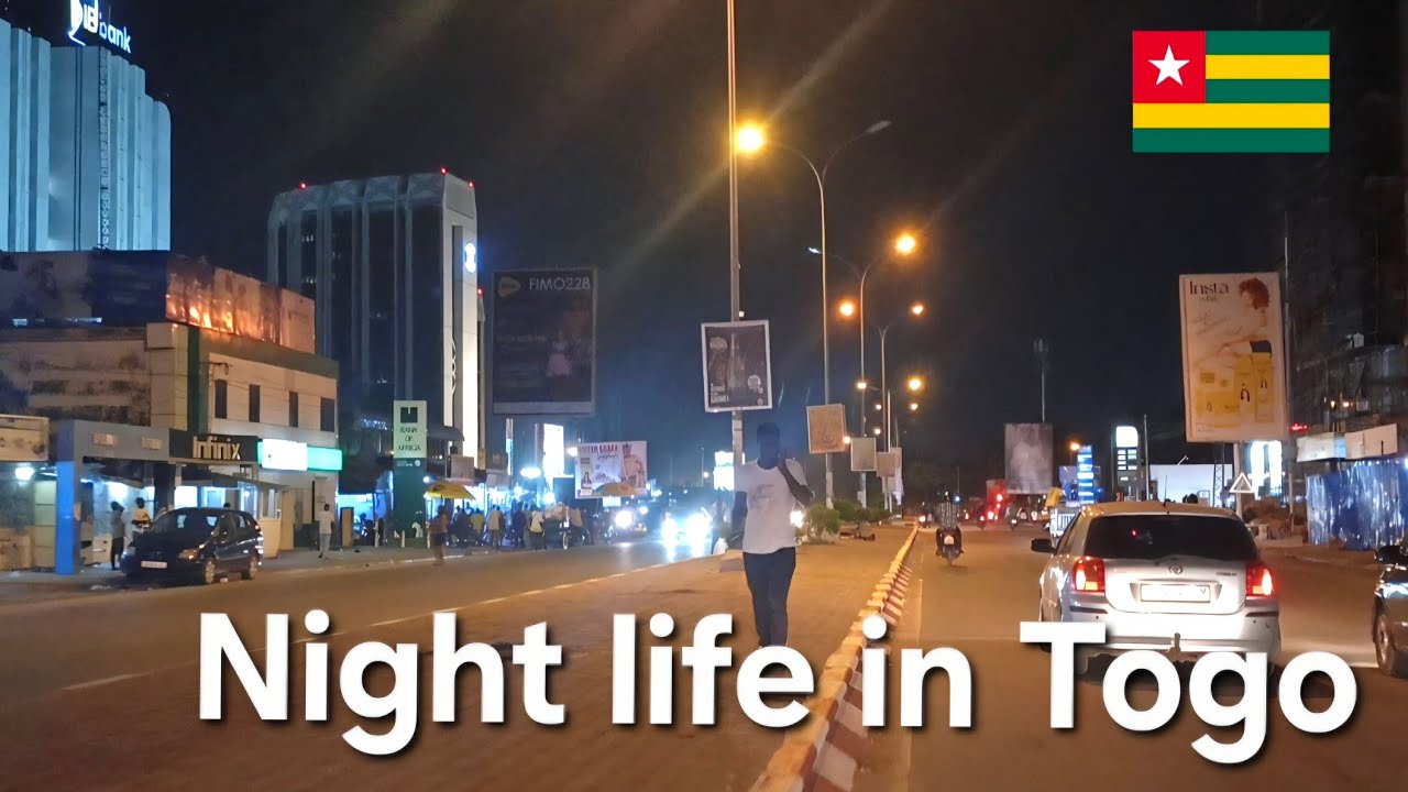 Amazing night life and view in Togo capital city lome 🇹🇬 #Togo Vlog 