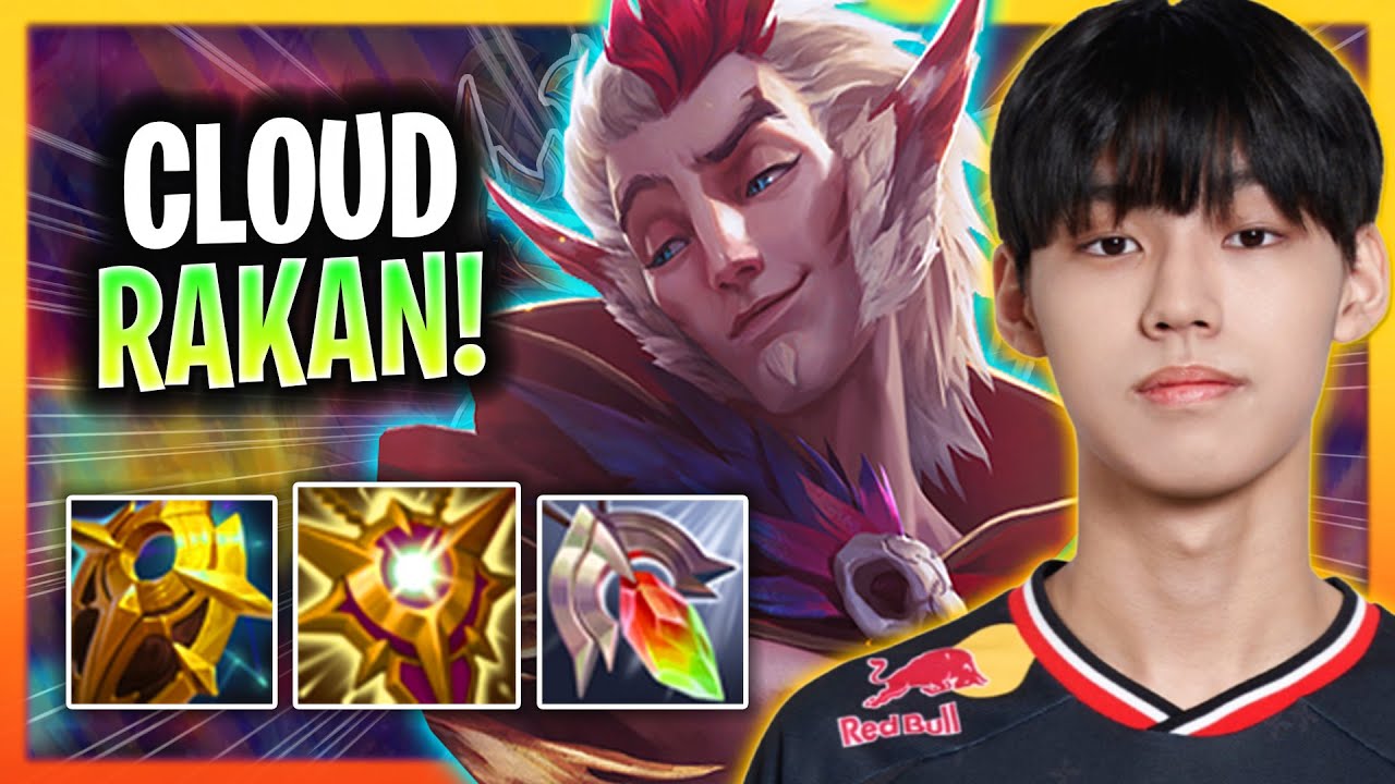 CLOUD IS A GOD WITH RAKAN! | T1 Cloud Plays Rakan Support vs Poppy!  Season 2025