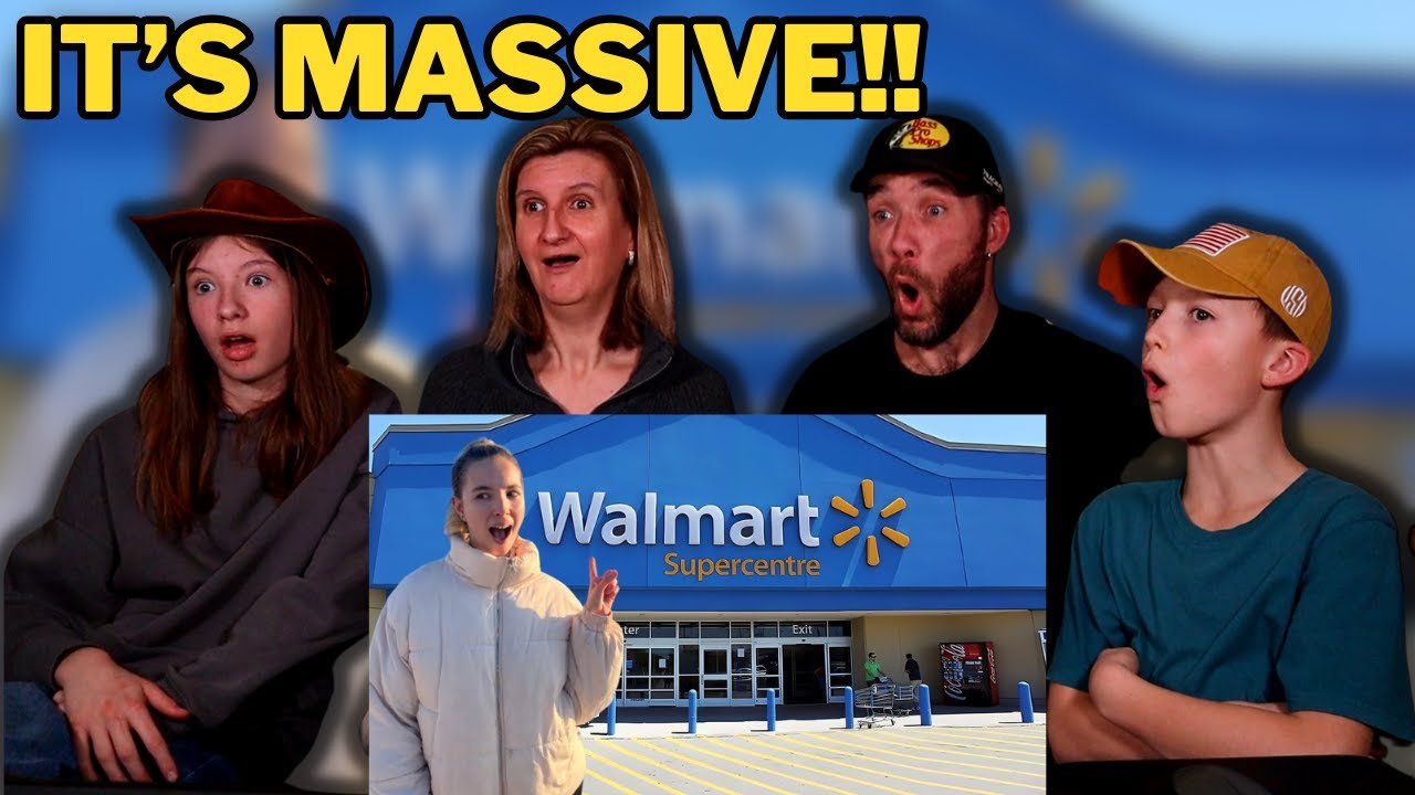 European Family Reacts To British Girl Visiting WALMART