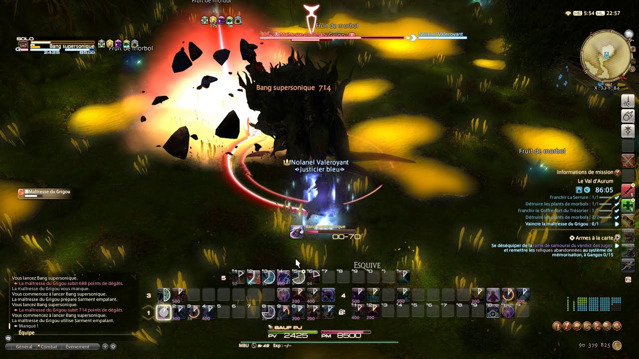 The Aurum Vale synced solo blue mage speedrun 5:15 IGT (mog farm)