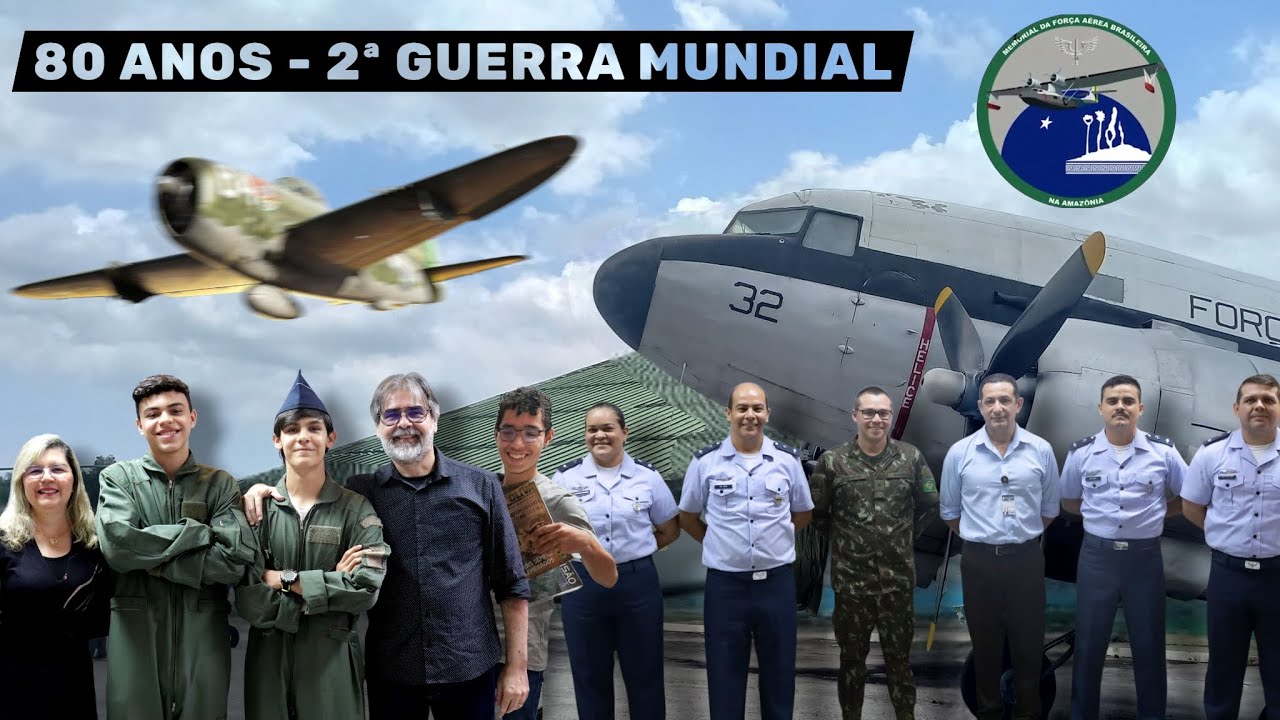 FAB Relembra a 2ª Guerra com Aviões Históricos - Memórias que Voam em Belém! ✈️🔥