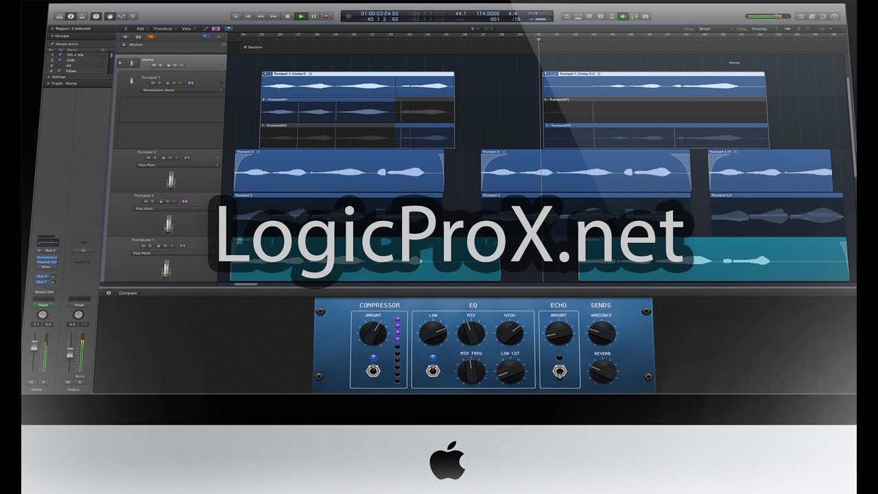 Logic Pro X Flex Time for Matching Tempo