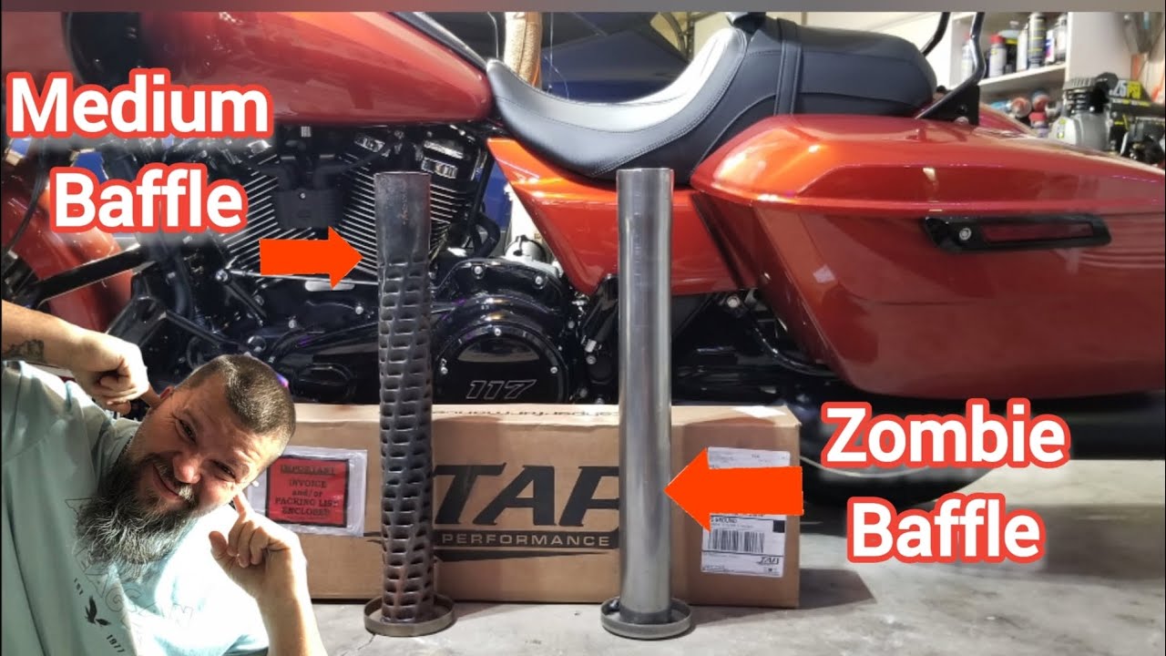 CHANGING BAFFLES ON MY 24 ROAD GLIDE (mild to wild)