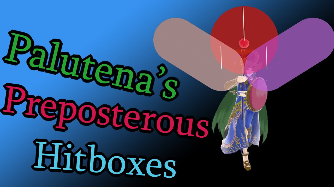 Объяснение нелепых хитбоксов Палутены (Smash Ultimate)