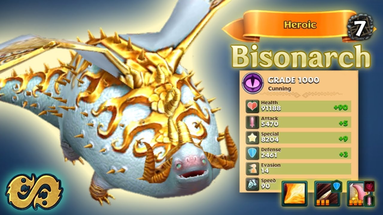 BISONARCH — NEW HEROIC CUNNING ARENA 7 DRAGON BRAWLER - Grade 1000 Showcase | Dragons: Rise of Berk
