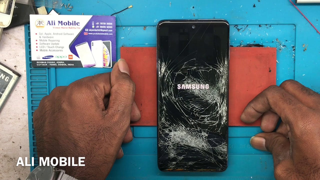 Samsung M31s glass replacement