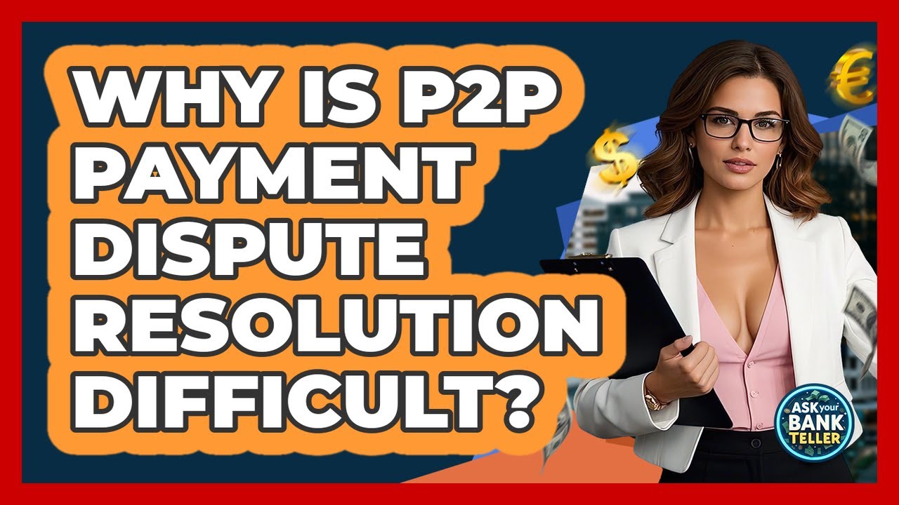 Why Is P2P Payment Dispute Resolution Difficult? - Ask Your Bank Teller