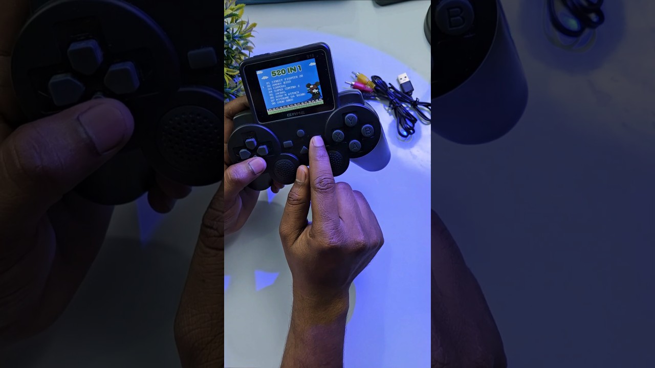 Retro Gamepad with 520 Games ASMR #shorts  #techd2 #asmr #asmrunboxing