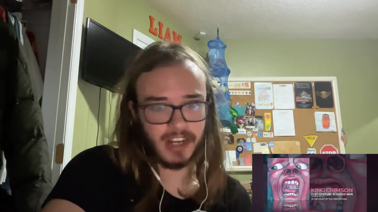 (July 2025 recording) Reaction to 21st CENTURY SCHIZOID MAN by KING CRIMSON
