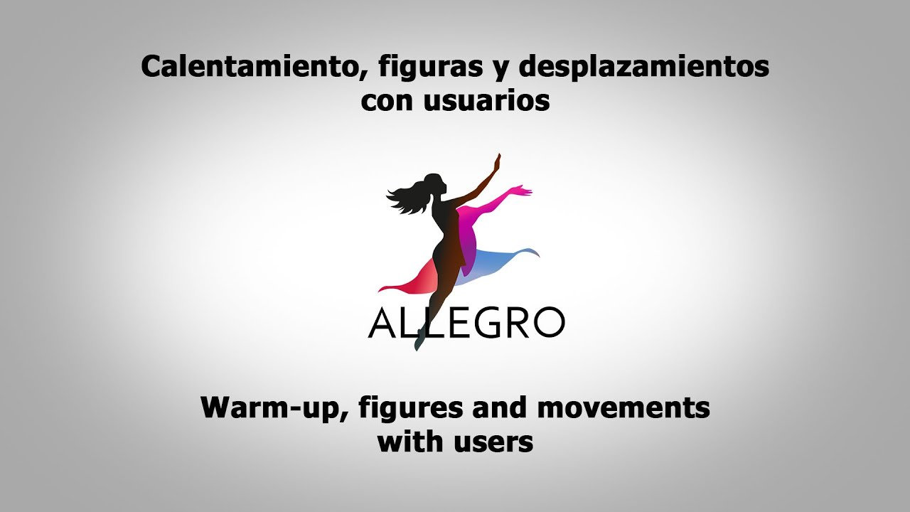 Calentamiento, figuras y desplazamientos / Warm-up, figures and movements with users