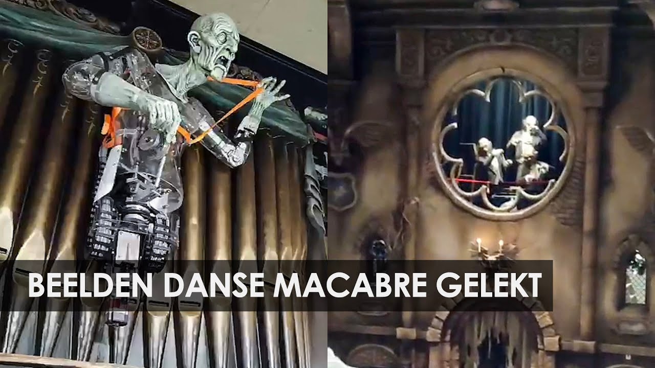 Beelden uitgelekt van nieuwe Efteling-attractie Danse Macabre in aanbouw: animatronics, decors