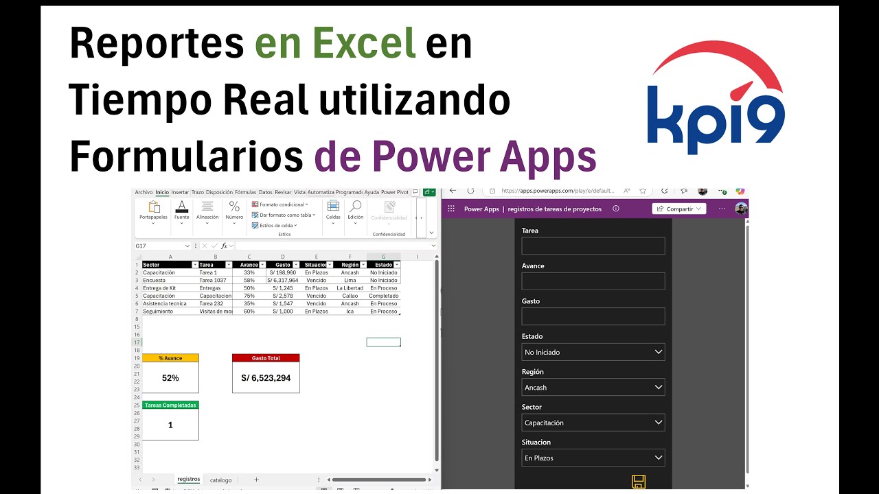 Reportes en Excel en Tiempo Real utilizando Formularios de Power Apps