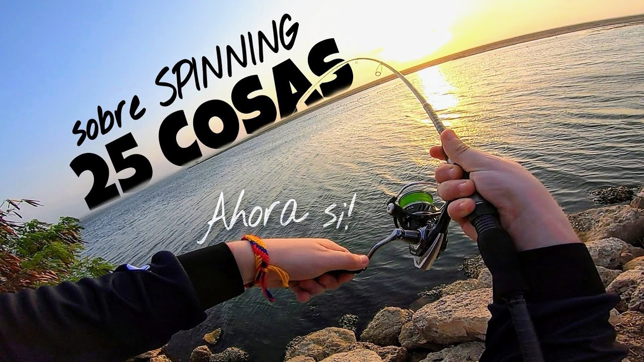 25 COSAS que DEBES SABER SI PESCAS a SPINNING *** Mira éste vídeo ***
