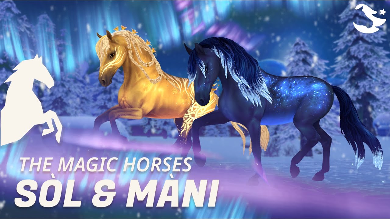 S&oacute;l and M&aacute;ni ☀️🌕 | Star Stable Magic Horses