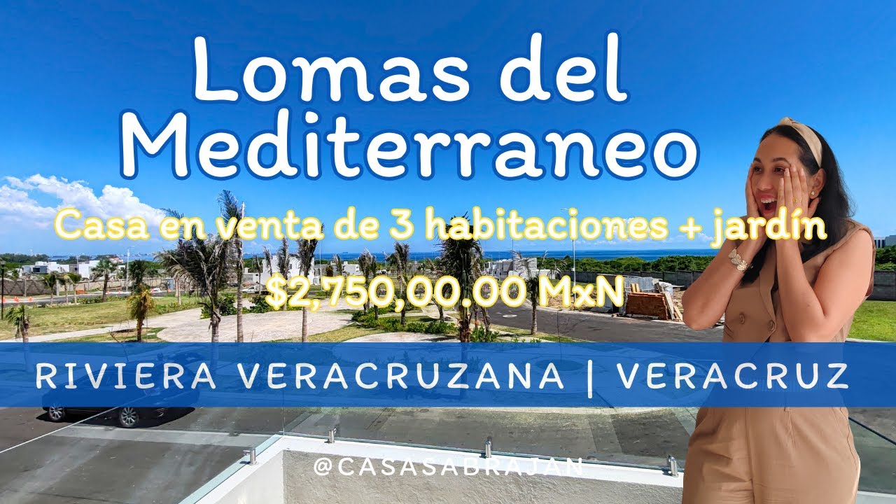 🏡 ¡CASA EN VENTA EN LOMAS DEL MEDITERRANEO!