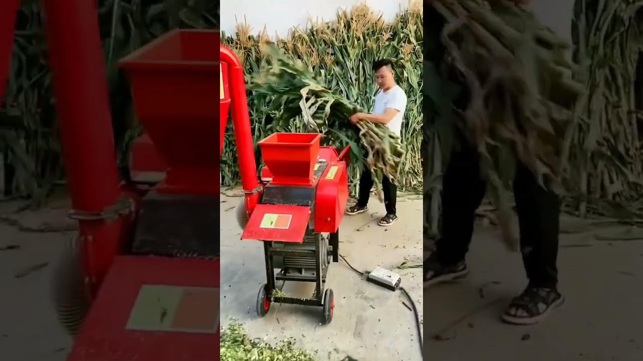 Mesin pencacah rumput 2 in 1