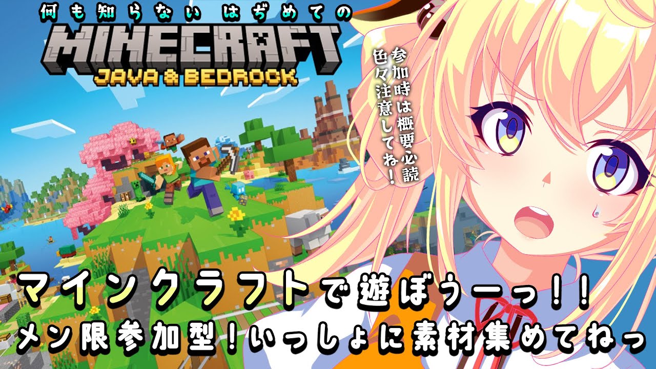 【Minecraft】お～い‼海のど真ん中からこんにちわ…遭難中🐹🐾メンバー限定参加あり【Vtuber】