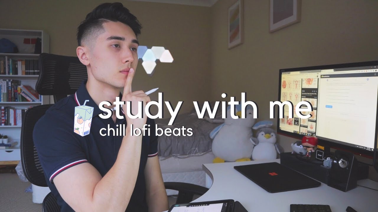 3 HOUR Study With Me (Chill Lofi Music) | Real Time Pomodoro Session