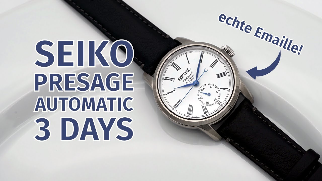 Seiko macht Emaille-Zifferblätter erschwinglich!