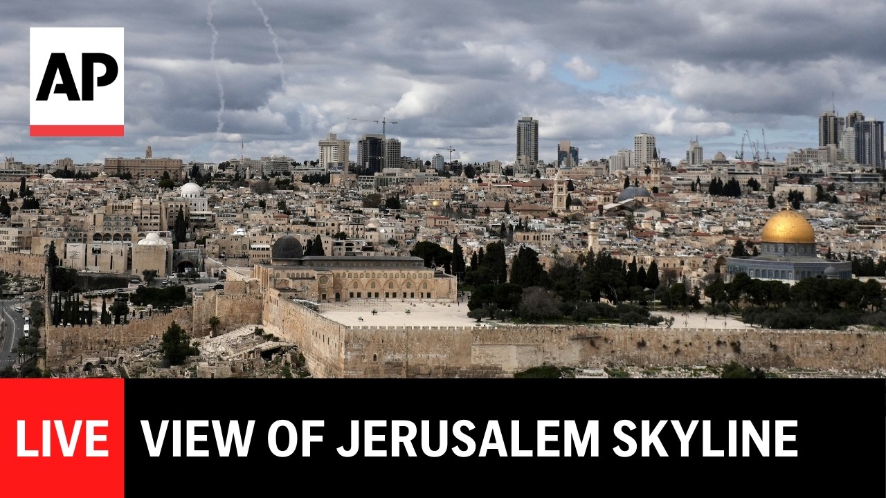 LIVE: Jerusalem skyline on Day 6 of Iran's war with US and Israel