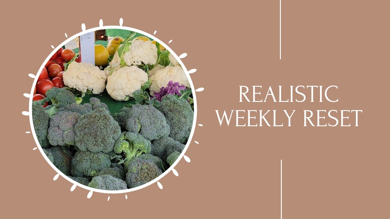 WEEKLY RESET for a Small Kitchen + 2 Make-Ahead Salads That ACTUALLY Taste Good | Realistic Mom Life