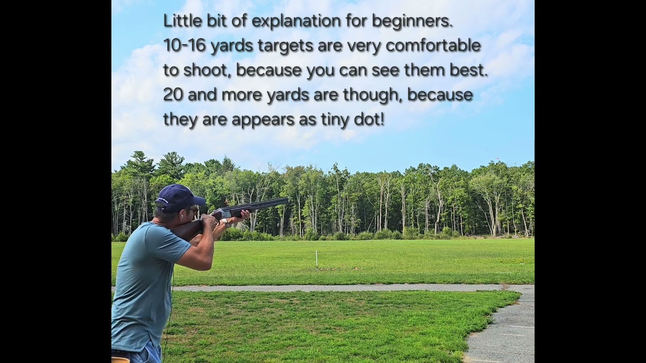 In Skeet, Trap and Sporting clays very far targets and very close targets are most difficult to hit!