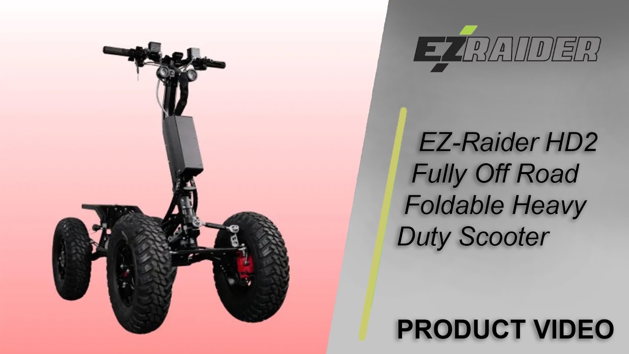 EZ-Raider HD2 Fully Off Road Foldable Heavy Duty Mobility Scooter