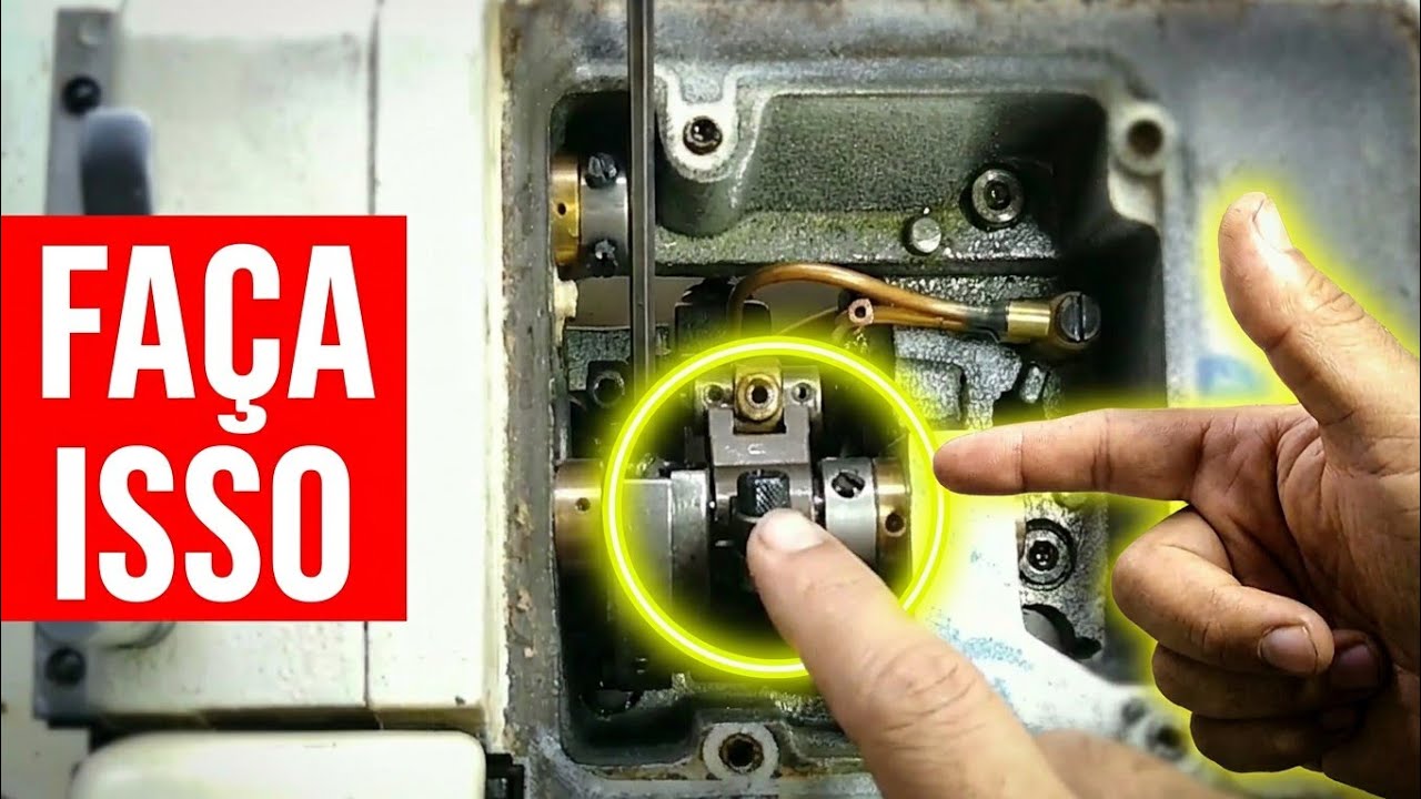 Técnica infalível de regular a altura da faca da overloque Yamata, Siruba e outras