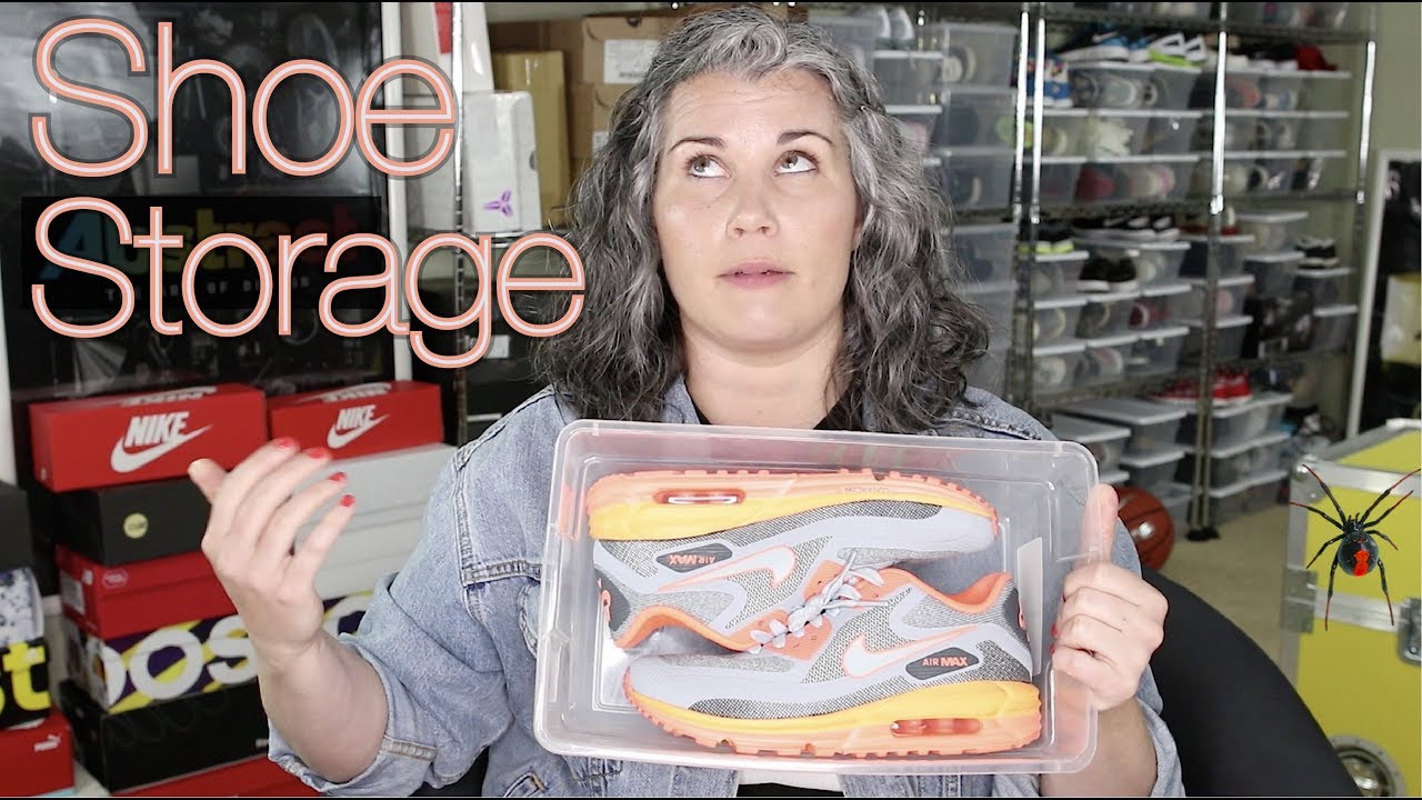 SHOE STORAGE for long and short term ownership.