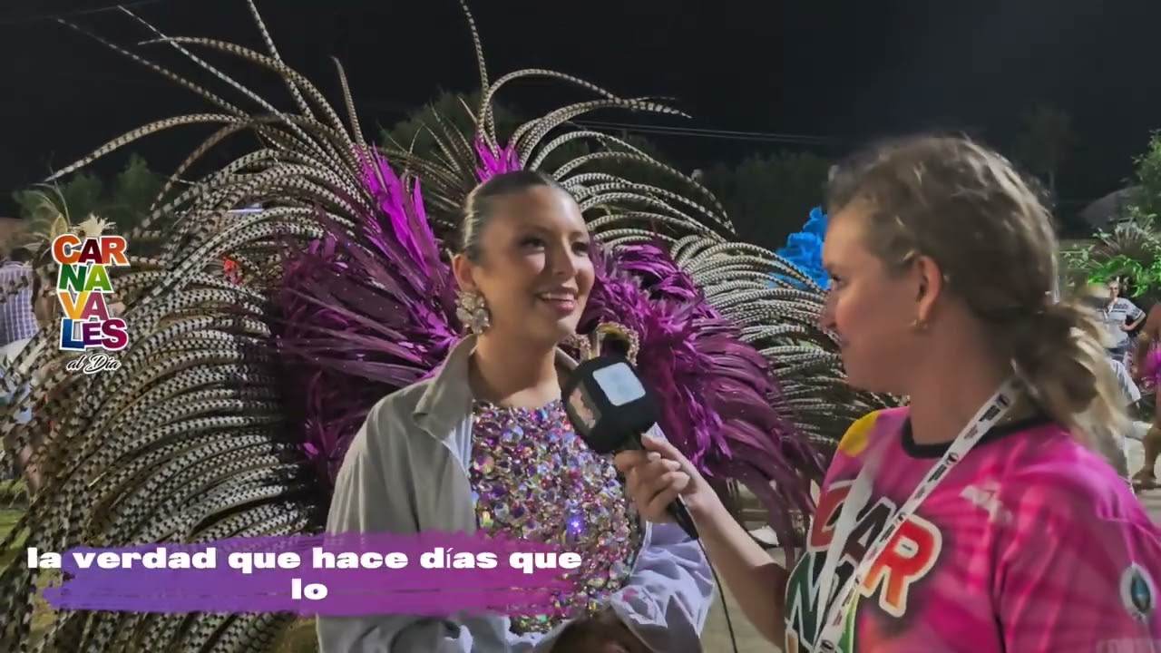 Josefina Pezzarini Bernardi Bastonera Comparsa Orfeo, de Monte Caseros