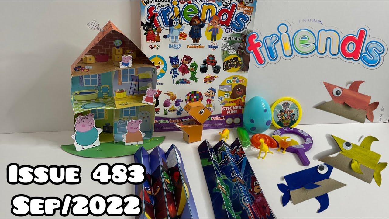 Friends Magazine , issue 483, Sep/2022, with Paw Patrol Dino Rescue set 🦖🦕