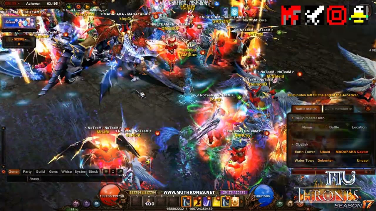 ✅ MU ONLINE ARKA WAR MU THRONES S19
