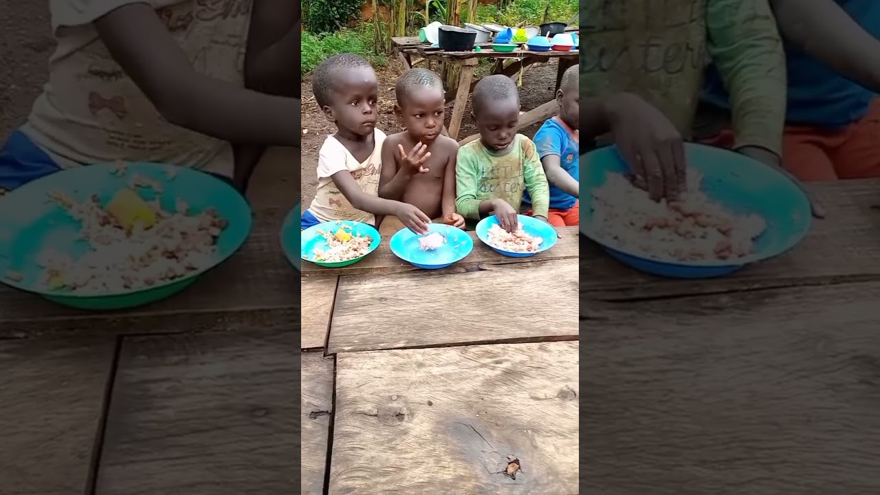 African homeless kids.