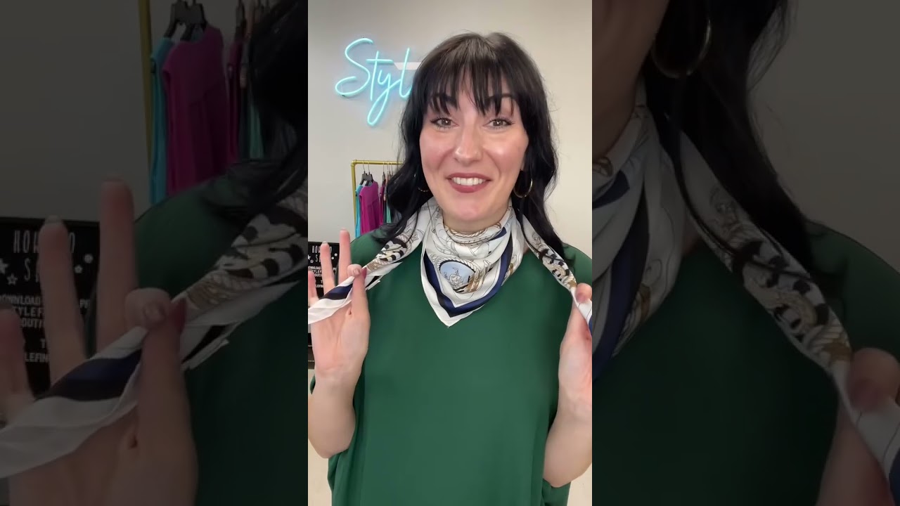 How to Style a Square Neck Scarf